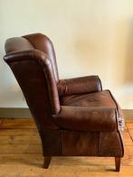 Fauteuil - Cuir - Bergère Chesterfield, Antiquités & Art