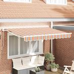 vidaXL Inklapbare Luifel Multikleuren Streep 250x200 cm Stof, Verzenden, Nieuw