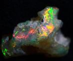 Ct. 15.70 Ethiopische Opaal Ruw - Hoogte: 25 mm - Breedte:, Verzamelen, Mineralen en Fossielen