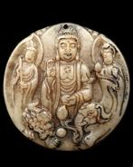 Amulette de la Trinité Bouddhique : Protection Souveraine &