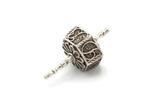 Figurine miniature - A-Tolletje filligrain zilver 18e eeuws, Antiek en Kunst