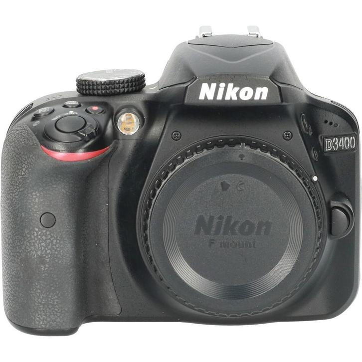 Tweedehands Nikon D3400 Body Zwart CM4646, Audio, Tv en Foto, Fotocamera's Digitaal, Gebruikt, Nikon, Ophalen of Verzenden