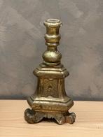 Kaarsenhouder - Hout, goudblad - Antieke kandelaars