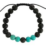 Fako Bijoux® - Buddha Armband - Verstelbaar - Turquoise, Handtassen en Accessoires, Armbanden, Nieuw, Verzenden