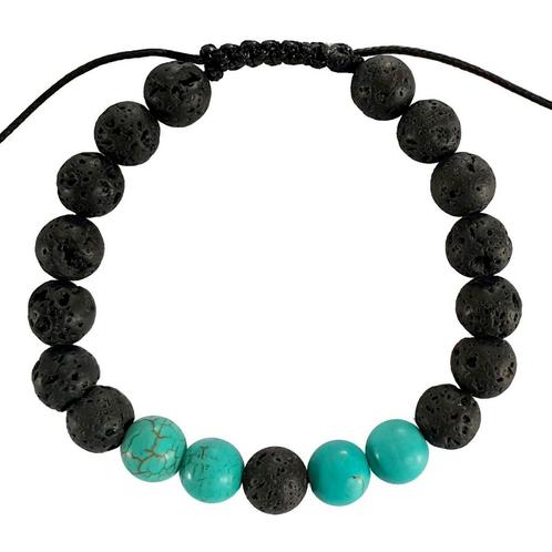 Fako Bijoux® - Buddha Armband - Verstelbaar - Turquoise, Handtassen en Accessoires, Armbanden, Verzenden