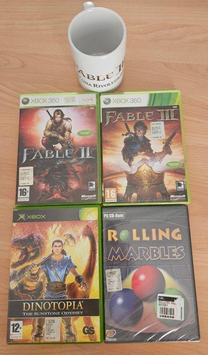 Microsoft - Xbox 360 - Fable II, Fable III, Dinotopia: The, Games en Spelcomputers, Spelcomputers | Overige Accessoires