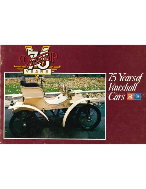 75 YEARS OF VAUXHALL CARS (VAUXHALL, GM), Livres, Autos | Livres