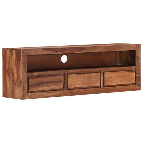 vidaXL Tv-meubel 120x30x40 cm massief sheeshamhout, Huis en Inrichting, Kasten |Televisiemeubels, Nieuw, Verzenden