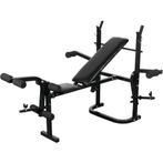 vidaXL Halterbank zwart, Sport en Fitness, Verzenden, Nieuw