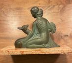 Balleste - Beeld, Vintage Art Deco elegant beeld van jonge