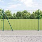 vidaXL Hekpalen met Basisplaten - 26 stuks Ø32mm, 83,5 cm,, Tuin en Terras, Verzenden, Nieuw