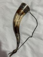 Gobelet - Argent 875 (84 Zolotniki) - corne en argent russe, Antiquités & Art