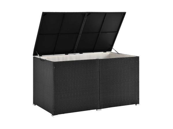 Veiling - Polyrotan Opbergbox Ikaria - 950 L - Zwart, Tuin en Terras, Overige Tuin en Terras