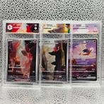 Pokémon - 3 Graded card - Tris Pokemon 151 -> Charmander,, Nieuw