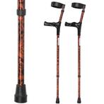 Elleboogkrukken ergonomisch met bruine print, Diversen, Verpleegmiddelen, Ophalen of Verzenden, Nieuw