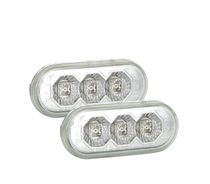 CLIGNOTANTS LATÉRAUX LED VOLKSWAGEN VW POUR SEAT FORD CHROMÉ, Auto-onderdelen, Verlichting, Verzenden