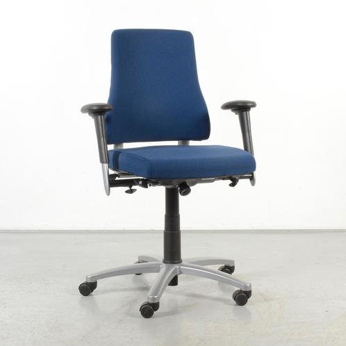Bureaustoel BMA Axia - Blauw - 4D armleggers, Huis en Inrichting, Bureaustoelen, Gebruikt, Ophalen of Verzenden