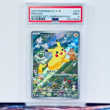 Pokémon Graded card - Pikachu #218 - Pokémon - PSA 9 -