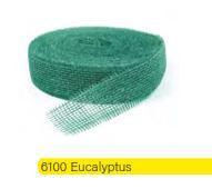 Jute band juteband jutte eucalyptus rol 40m 5 cm. br, Huis en Inrichting, Woonaccessoires | Kunstplanten en Kunstbloemen, Nieuw