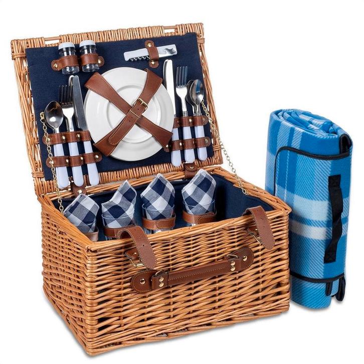 Tweedekans | LifeGoods Picknickmand - 29-Delige Set met, Audio, Tv en Foto, Foto | Cameratassen, Ophalen of Verzenden
