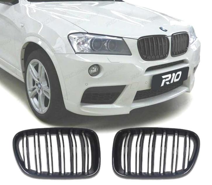 Calandre Pour Bmw X3 F25 10-14 Look M Noir Mat, Auto-onderdelen, Carrosserie, Verzenden