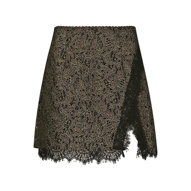 Nenette • korte kanten rok • M (IT44), Kleding | Dames, Truien en Vesten, Zwart, Nieuw, Maat 38/40 (M), Verzenden