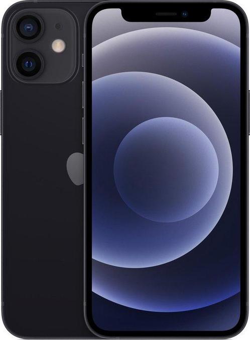 nieuwstaat Apple iPhone 12 mini 128GB zwart 5,4 + 12, Telecommunicatie, Mobiele telefoons | Apple iPhone, Zo goed als nieuw, Ophalen of Verzenden