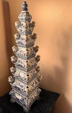 Vaas - delfts blauw - Porselein - Handgeschilderd, Antiek en Kunst