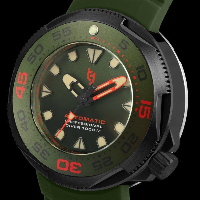 Tecnotempo - Divers 1000M Professional Diver - Automatic, Handtassen en Accessoires, Horloges | Heren