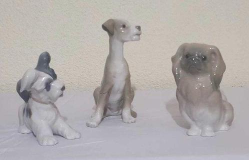 Lladró, Fulgencio Garcia - Beeldje - Perros: Piquines, Perro, Antiek en Kunst, Antiek | Glaswerk en Kristal