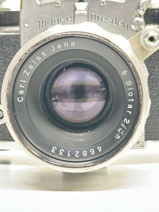 Ihagee Exakta VX IIa + Carl Zeiss Jena Biotar 2/58mm |, Audio, Tv en Foto, Fotocamera's Analoog