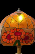 Tafellamp - Glas, Messing, Marmer, Hout, Metaal -