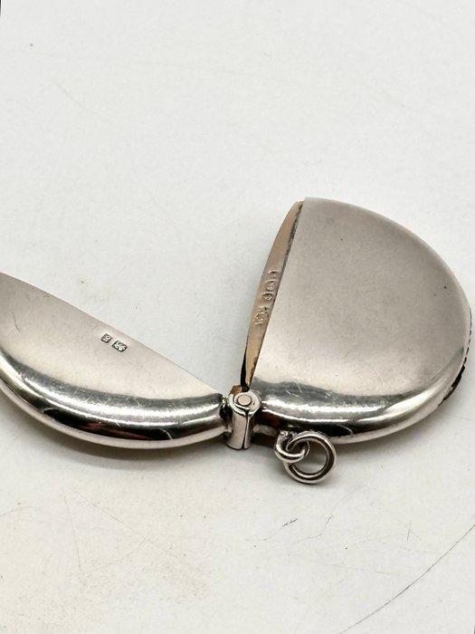 No reserve-Antieke 1e gehalte zilveren Vesta case/Tondeldoos, Antiek en Kunst, Antiek | Zilver en Goud