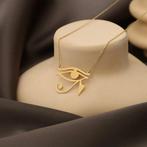 Handmade - Halsketting - 14 karaat Geel goud - Ogen van Ra, Handtassen en Accessoires, Kettingen, Nieuw