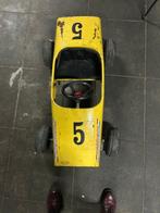 Sobrinca - Voiture à pédales - Yellow Pedal Car With Racing, Antiek en Kunst