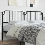 vidaXL Tête de lit métal noir 200 cm, Maison & Meubles, Chambre à coucher | Lits, Neuf, Verzenden