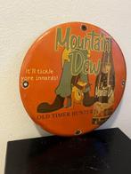 Mountain Dew enseigne émaillée – « Old Timer Hunter » –
