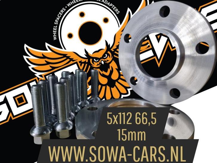 Spacers 15mm AUDI A4 A5 A6 A7 A8 Q5 5x112 Spoorverbreders, Auto diversen, Tuning en Styling, Ophalen of Verzenden