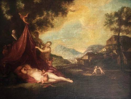 Francesco Albani (1578-1660), Suiveur de - Venus Sleeping,, Antiek en Kunst, Kunst | Schilderijen | Klassiek