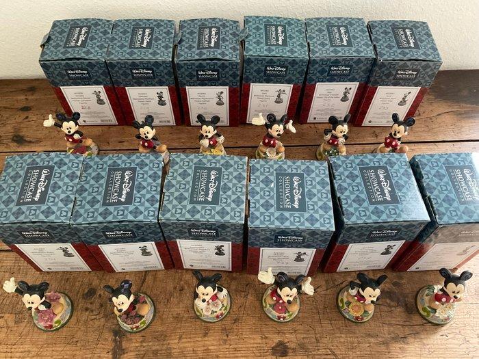 Enesco - Beeldje - Set van 12 Walt Disney Showcase, Verzamelen, Disney