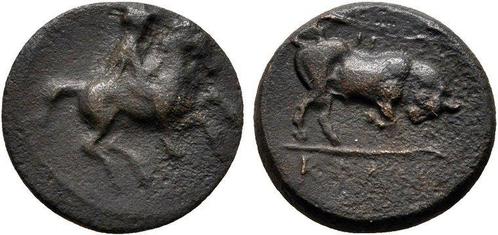 350-300 Bc v Chr Thessaly, Krannon circa 350-300 Bc Æ Cha.., Postzegels en Munten, Munten en Bankbiljetten | Verzamelingen, Verzenden