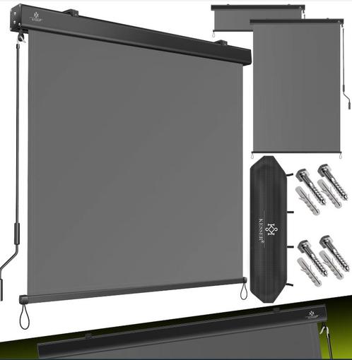 Verticale zonwering / zonnescherm balkon 180x250 cm -, Tuin en Terras, Zonneschermen, Verzenden