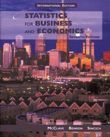 Statistics for Business and Economics 9780139505454, Boeken, Overige Boeken, Gelezen, Verzenden