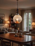 Plafondlamp - Glas, Metaal, Hout, Antiek en Kunst