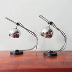 Reggiani Illuminazione - Tafellamp (2) - Verchroomd, metaal,, Antiquités & Art