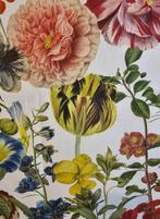 Tissu floral Art Déco exclusif - Tulipes, perroquets -, Antiek en Kunst