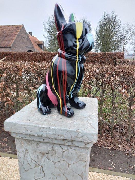 Statue, hand painted dog with sunglasses in diverse color -, Antiquités & Art, Art | Objets design