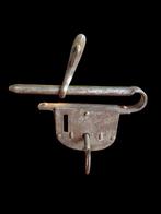 Hangslot - Oude grote keten, Antiek en Kunst