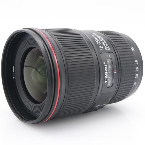 Canon EF 16-35mm F/4 L IS USM occasion, Audio, Tv en Foto, Foto | Lenzen en Objectieven, Zo goed als nieuw, Verzenden