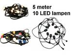 LED Licht snoer - 5 meter - 10 lampen - compleet, Télécoms, Émetteurs & Récepteurs, Verzenden